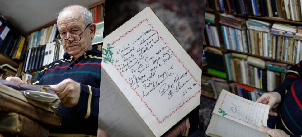 Sahaflar Çarşı’nın 69 yıllık 'Seyir Defteri'nin sayfaları aralandı