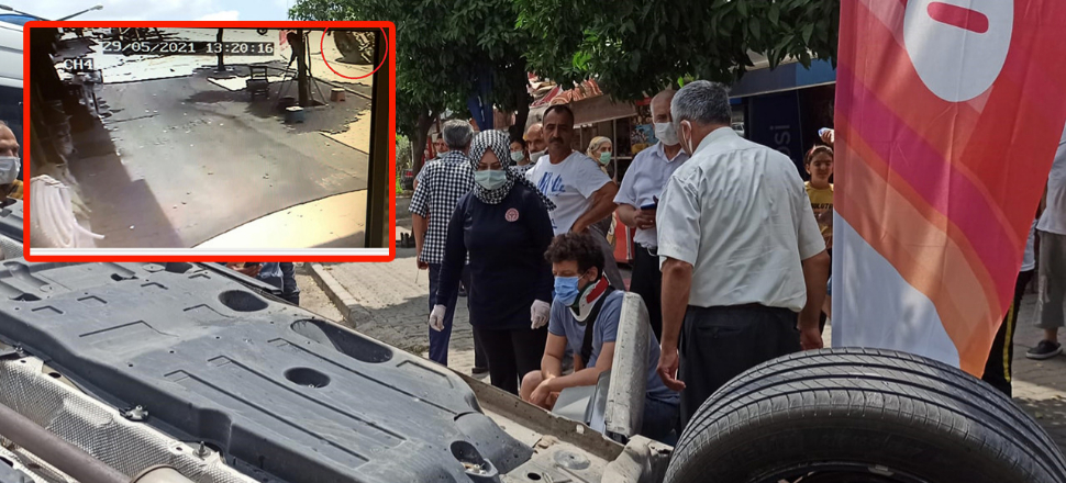 Oyuncu İlker Aksum'un geçirdiği kazanın görüntüleri ortaya çıktı