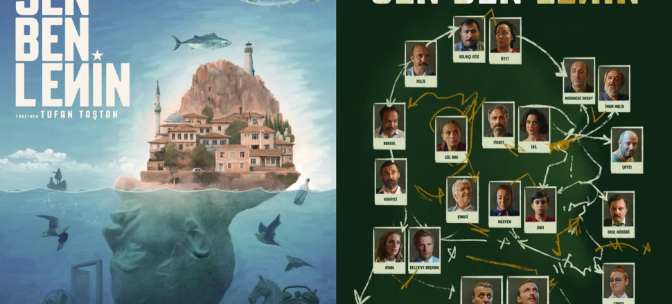 Başrollerini  Barış Falay ve Saygın Soysal’ın Oynadığı Sen Ben Lenin Film Afişleri Çok İlginç