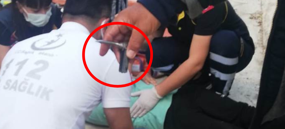 Görünmez kaza! Bisikletin pedalı karnına saplandı