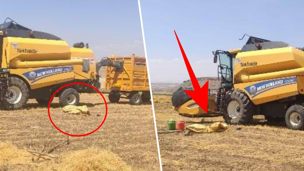 Biçerdöverin altındayken bir anda çalıştı! Sürücü hayatını kaybetti...