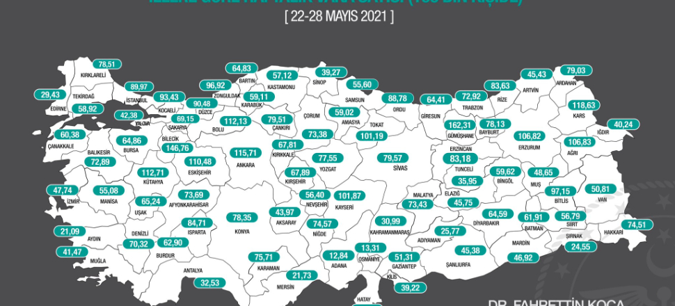Koronavirüs vakaları en çok bu illerde azaldı