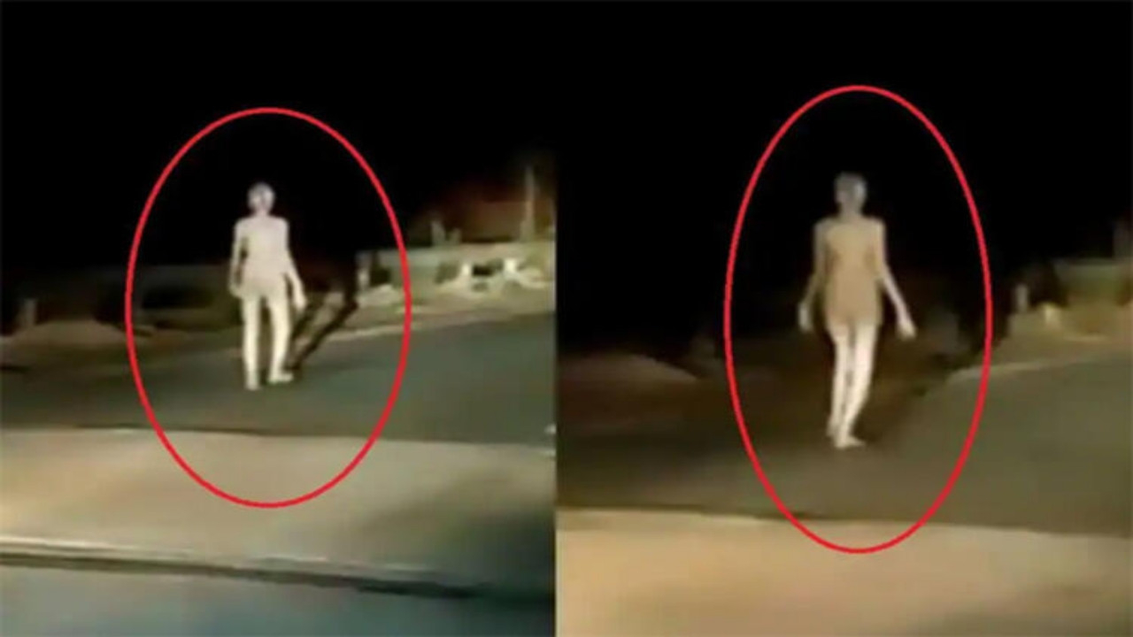 Dünya bu görüntüyü konuşuyor! 'Uzaylılar' dünyaya indi...