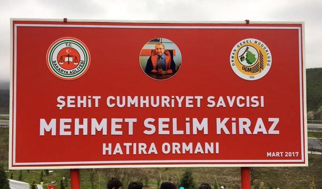 Şehit Savcı Kiraz'ın adı hatıra ormanında yaşatılacak