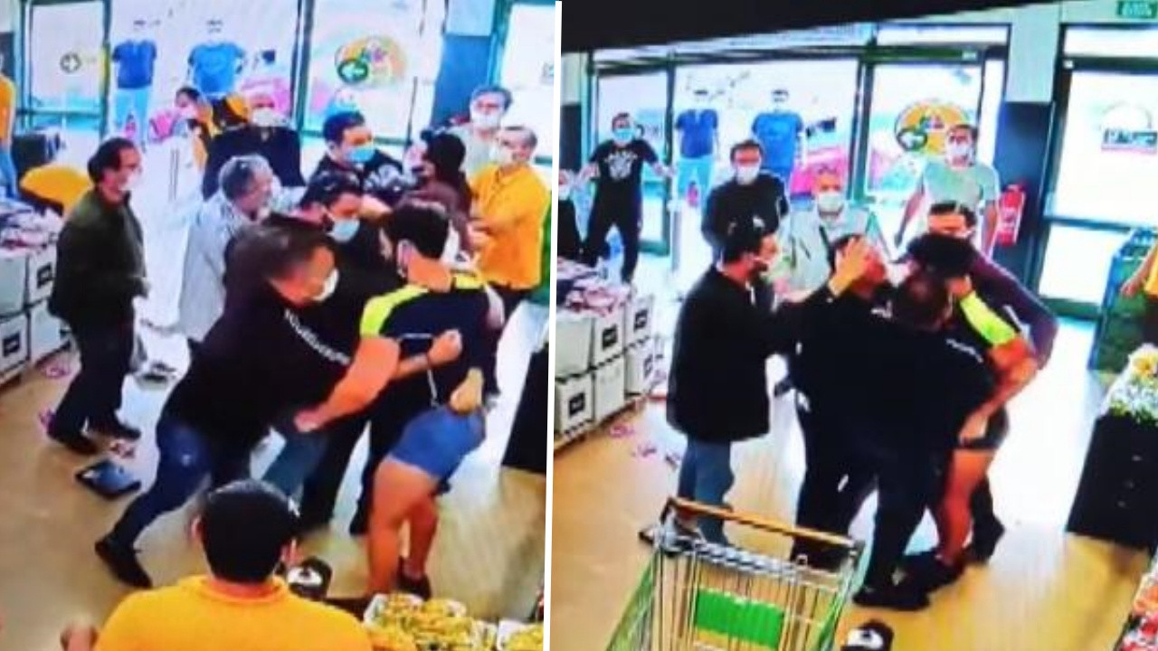 Markette akılalmaz sıra kavgası! "Karını da seni de alırım" dedi, jandarmayı bıçakladı!