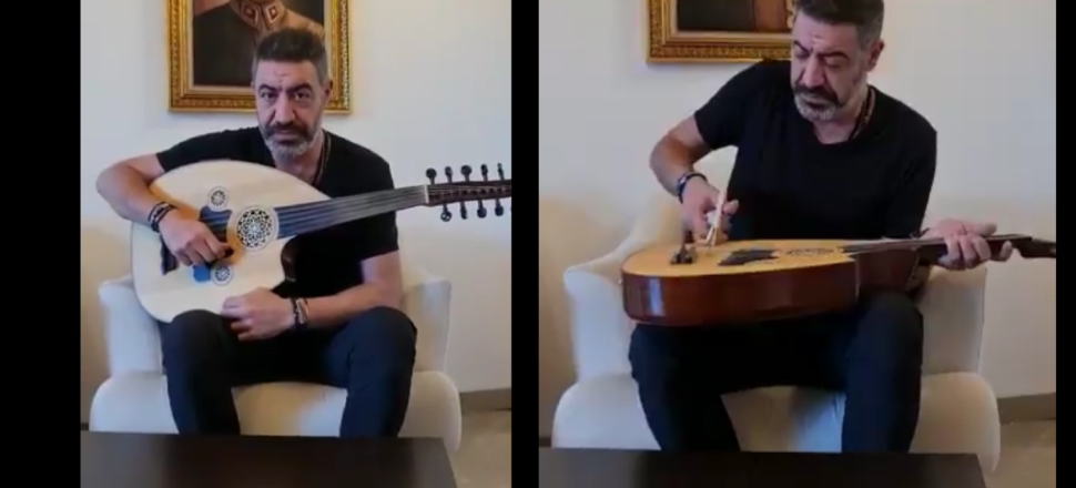 Hakan Altun, müziğin susmasını böyle protesto etti