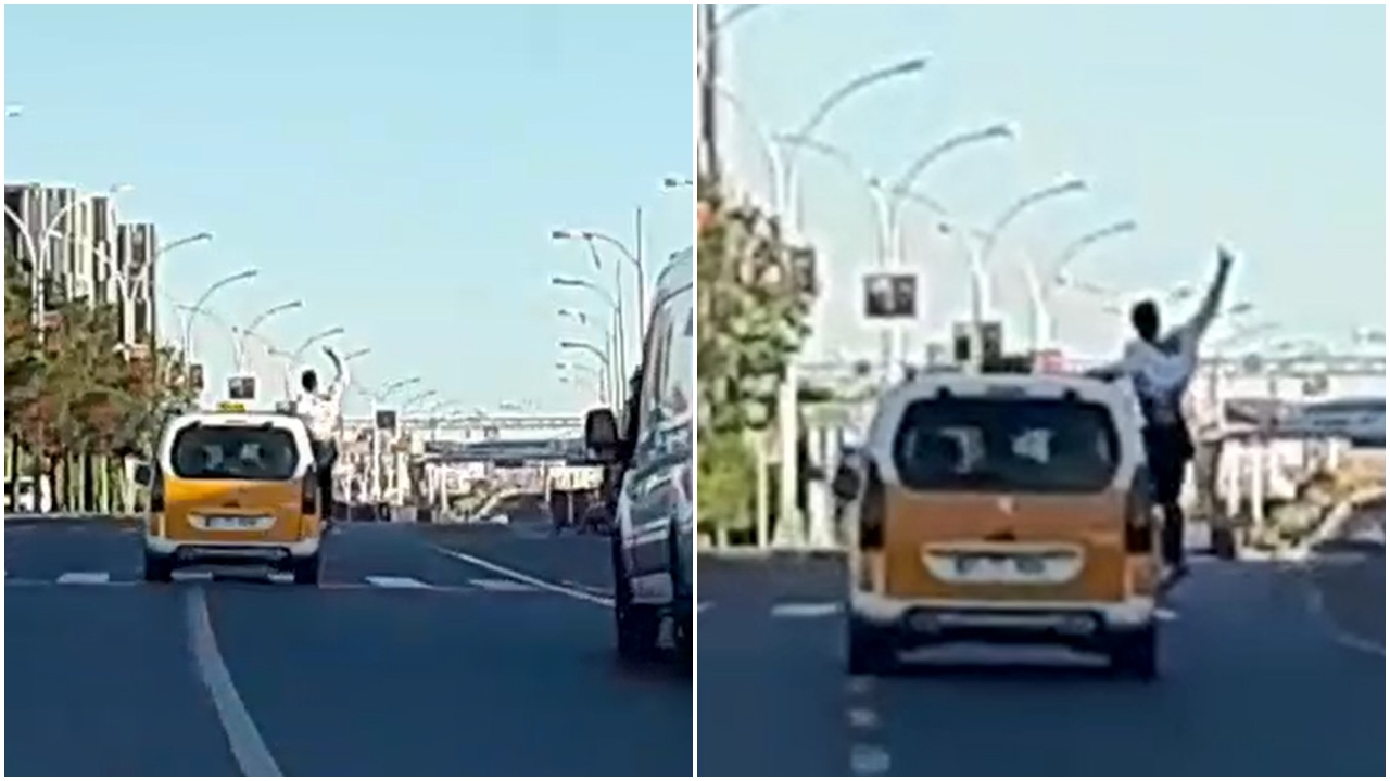Taksiyle yürekleri ağza getiren yolculuk