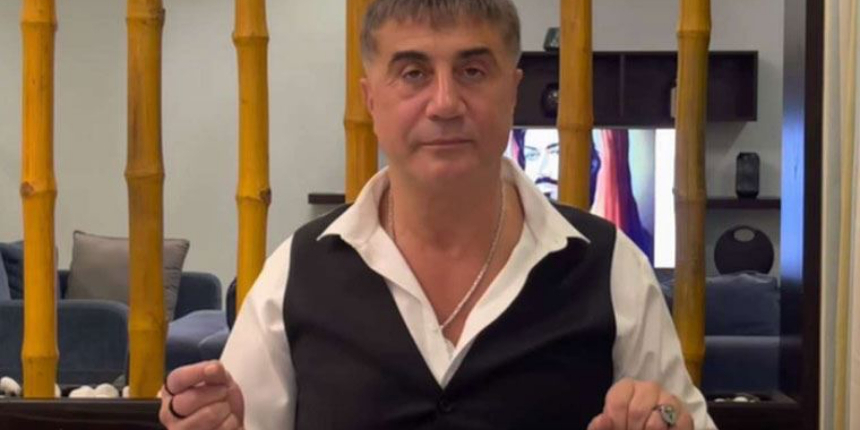 Sedat Peker'in kapatılan sitesindeki 'FETÖ' yazısı
