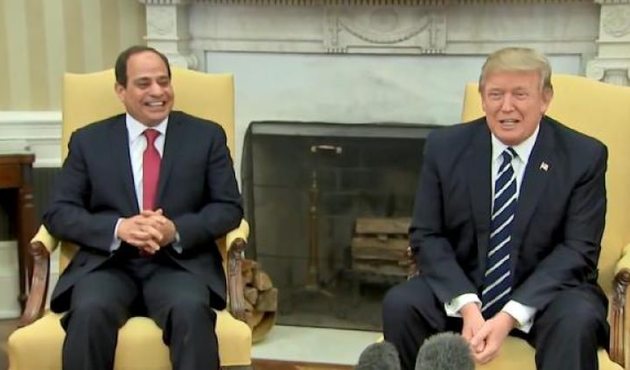 Trump'tan darbeci devlet başkanına övgü dolu sözler!