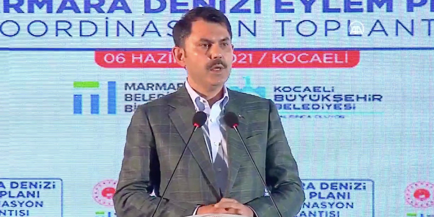 Bakan Kurum: Marmara Denizi'nin tamamı korumaya alınacak