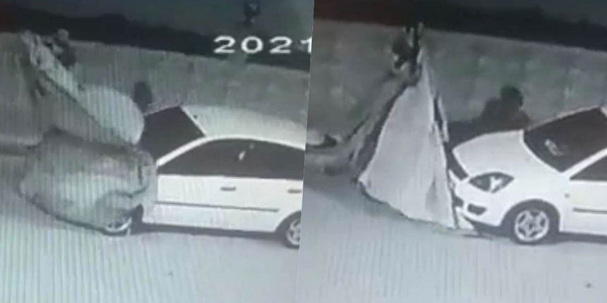 Antalya'da branda hırsızının rahat tavırları şaşkına çevirdi