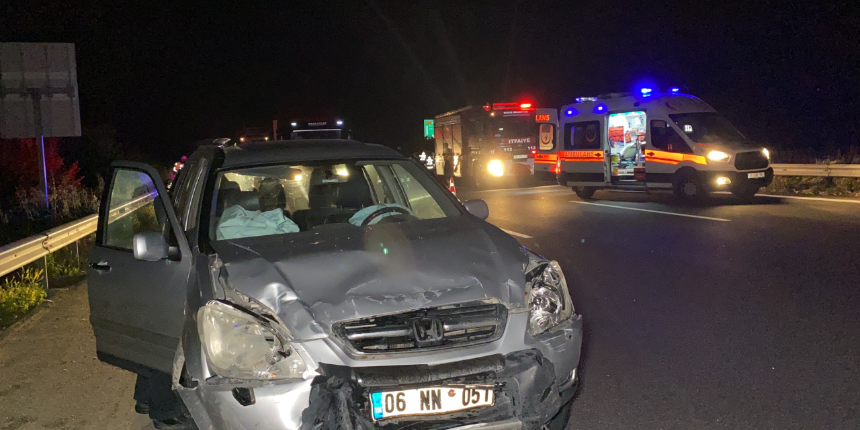 TEM'de zincirleme kaza! İlk müdahaleyi kazazede doktor yaptı