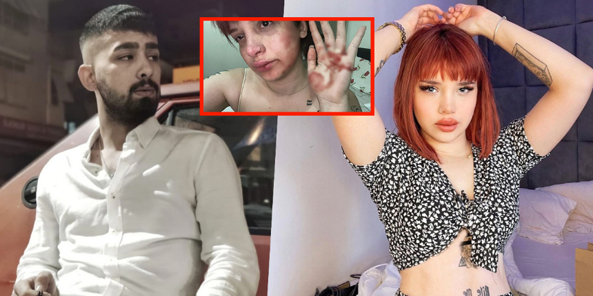 Oyuncu Can Topçu, fenomen sevgilisi Başak Ermiş'i tayt giydiği için darp etti