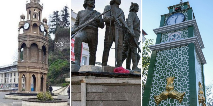 Yine algı operasyonu: "Tarihi çan kulesi yerine saat kulesi yapıldı" denildi, gerçek bambaşka çıktı
