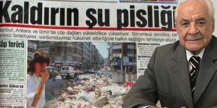 Çöp dağlarının sorumlusu Nurettin Sözen müsilajla ilgili Erdoğan'ı suçladı! Projeleri durdurmuş...