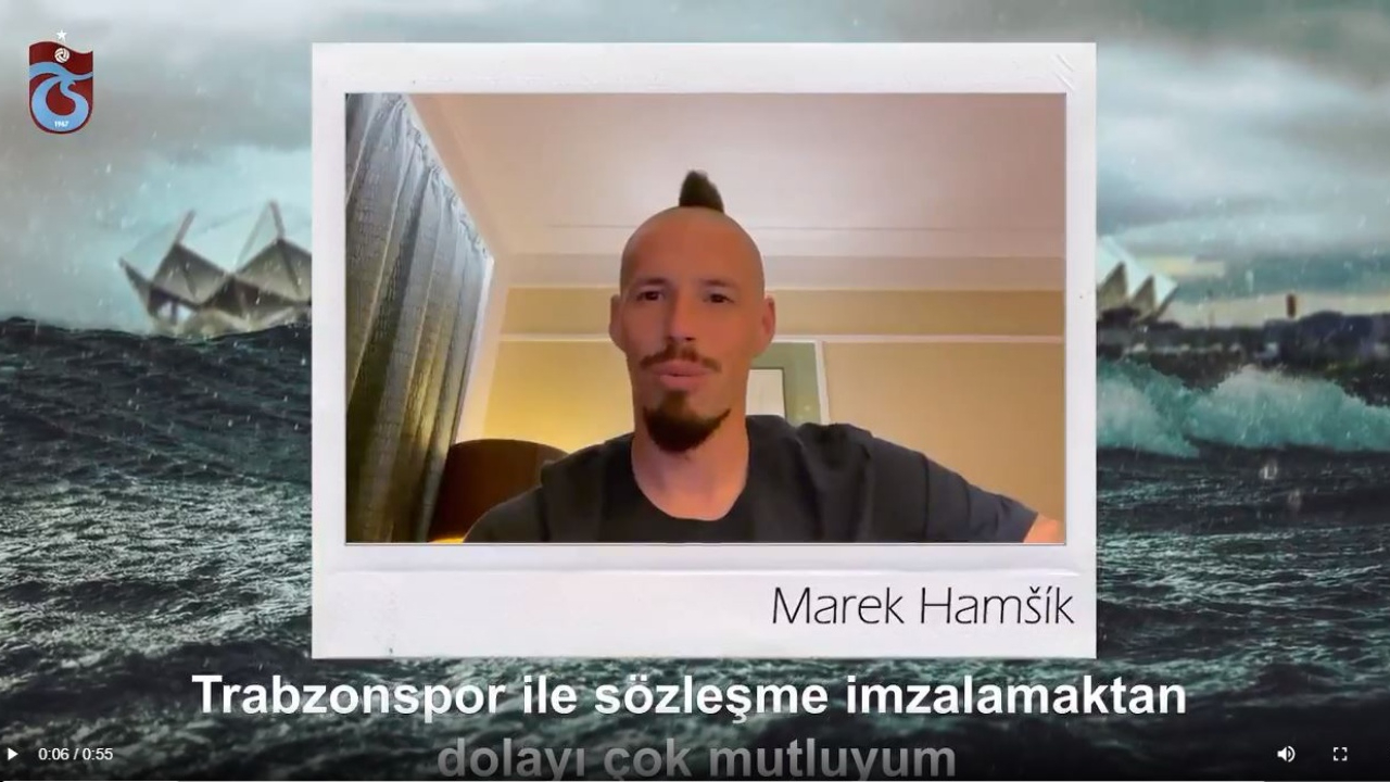 Marek Hamsik'ten Trabzonspor taraftarına videolu mesaj