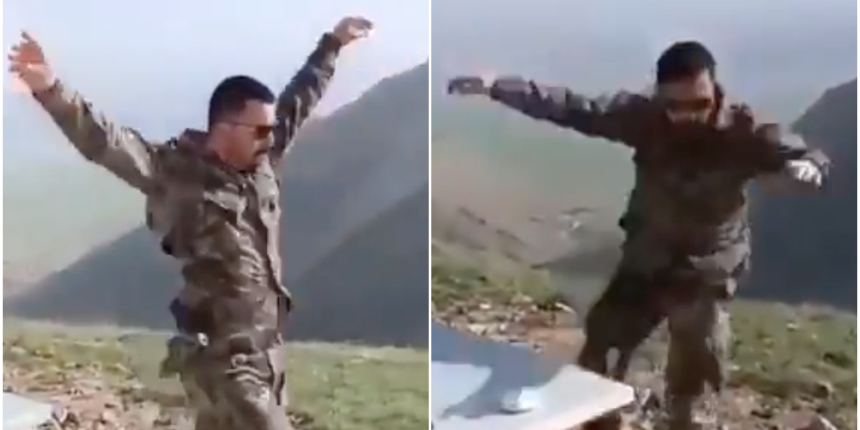 Şehidin sınırdaki son zeybeği...