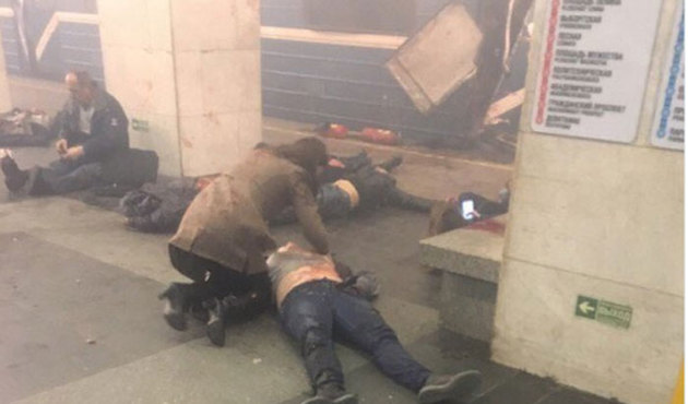 Rusya'da St. Petersburg metrosunda patlama! Çok sayıda ölü var... / VİDEO