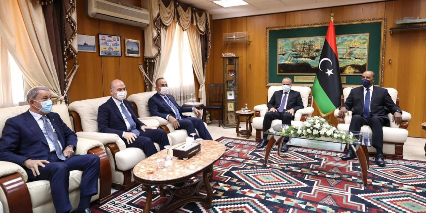 Türk üst düzey heyeti, Libya Başkanlık Konseyi üyeleri ile görüştü