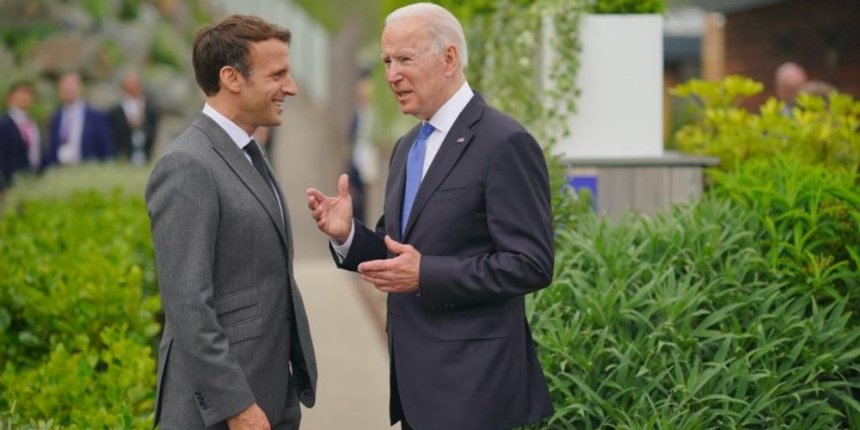 Aralarından su sızmıyor! Macron: Amerika geri döndü!