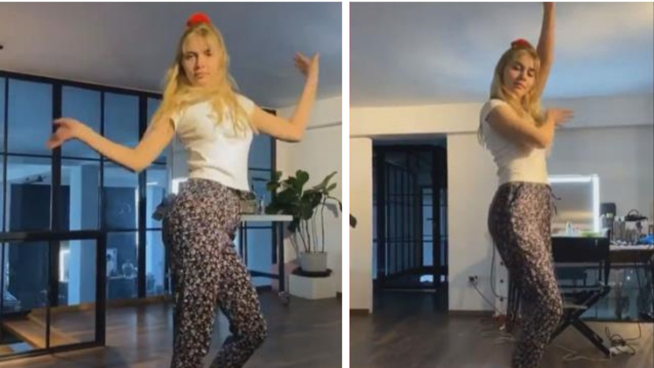 Aleyna Tilki'nin Instagram dans videosu olay oldu! "Kuliste evcilik oynuyoruz"
