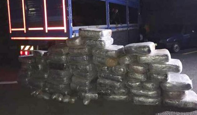 472 kilo esrar ele geçirildi