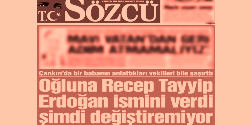 Sözcü'nün bir haberine daha yalanlama! 'Oğluna Recep Tayyip Erdoğan ismini verdi şimdi değiştiremiyor' demişlerdi...