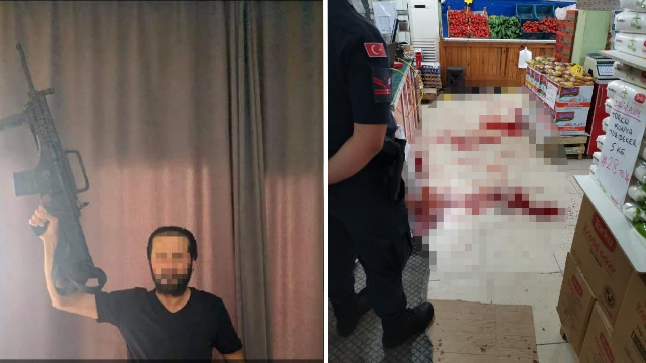 Markette korku dolu anlar: Dünürlerine ateş açtı! Saniye saniye kamerada...