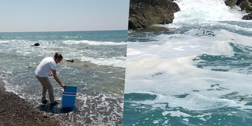 Akdeniz’de musilaj paniği! Denizdeki beyaz tabaka görenleri endişelendirdi