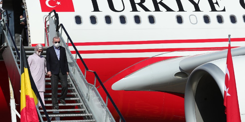 Cumhurbaşkanı Erdoğan NATO Zirvesi için Brüksel'de