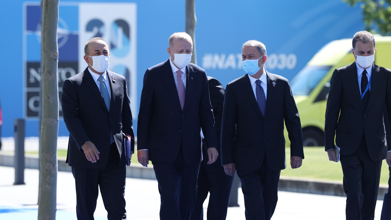 Cumhurbaşkanı Erdoğan NATO Karargahı'nda!