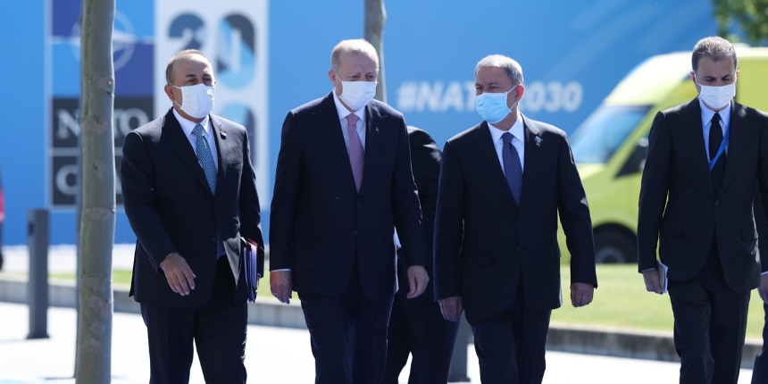 Cumhurbaşkanı Erdoğan NATO Karargahı'nda!