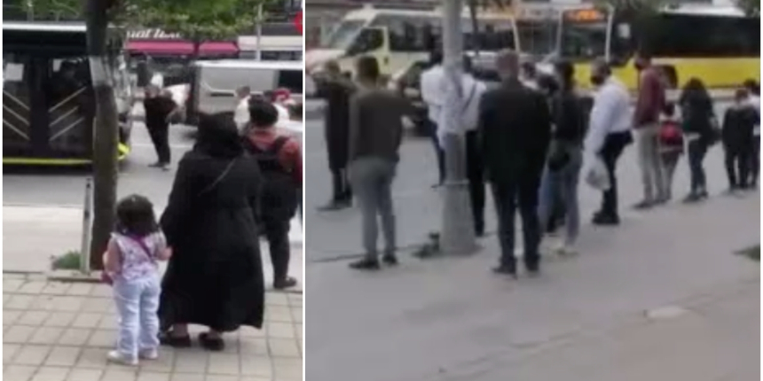 İstanbullu isyan etti, otobüsün önünü kesti!