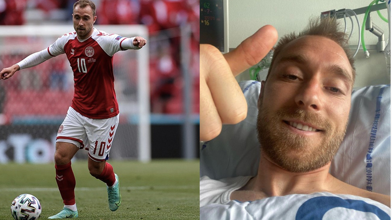 Eriksen hastaneden mesaj verdi: "Tüm Danimarka için oynayın"