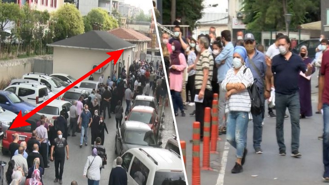 Korona aşısı müjdesini duyan hastaneye koştu! İstanbul'da hastanelerde metrelerce aşı kuyruğu oluştu