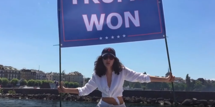 Usame Bin Ladin'in yeğeni, zirve sırasında Biden'ı protesto etti!