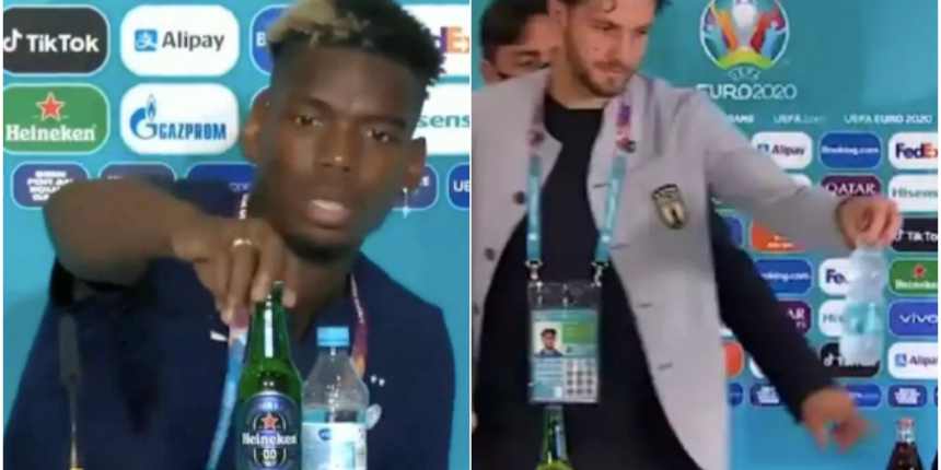 Ronaldo ve Pogba'dan sonra Locatelli de sponsor içecek firmasını protesto etti