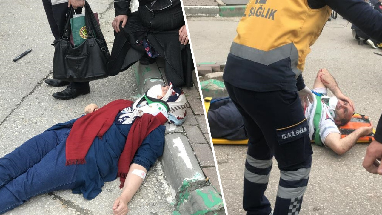 Otobüs durağında korkunç kaza: 1'i çocuk 5 kişi ezildi...
