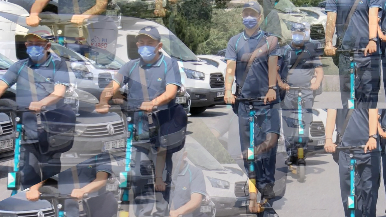 Scooter'lı postacılar geliyor!