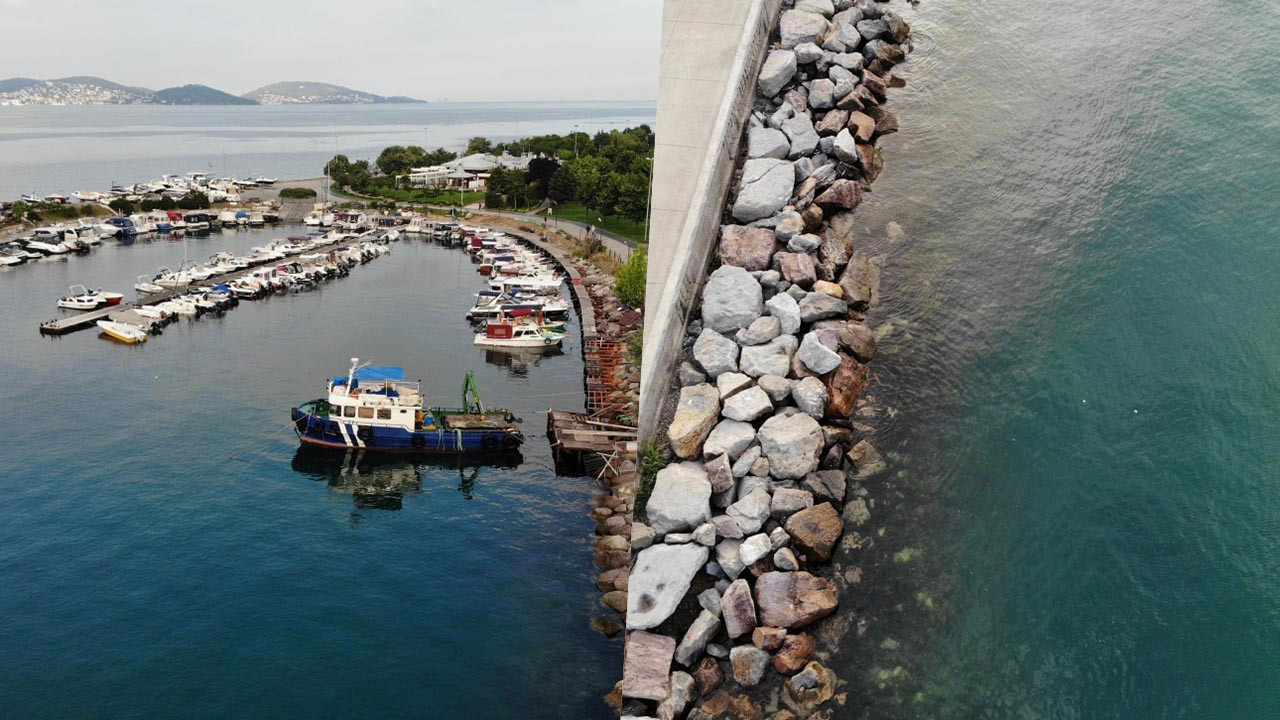 Kartal Sahili deniz salyasından temizlendi! İşte son hali