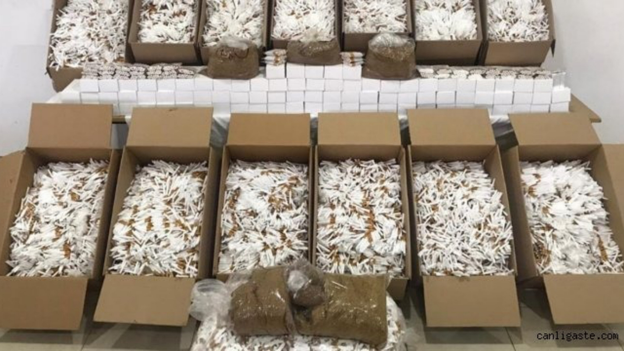 Jandarma'dan kaçak makaron operasyonu: 33 gözaltı!