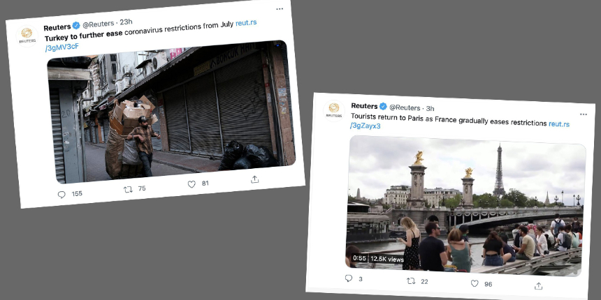 Reuters'tan çirkin algı çalışması! Türkiye haberi tepki topladı...