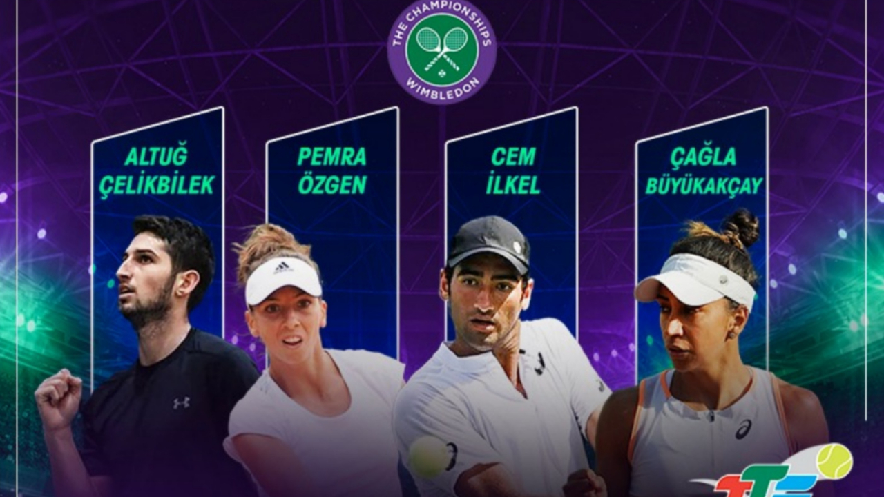 Wimbledon elemelerine Türkiye'den 4 tenisçi katılıyor; Çağla, Pemra, Cem, Altuğ