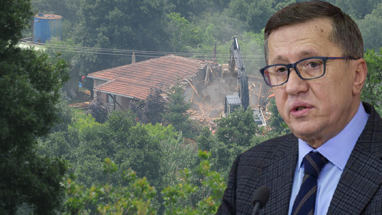 Lütfü Türkkan'ın kaçak yapılarının yıkımı 3'üncü günde tamamlandı