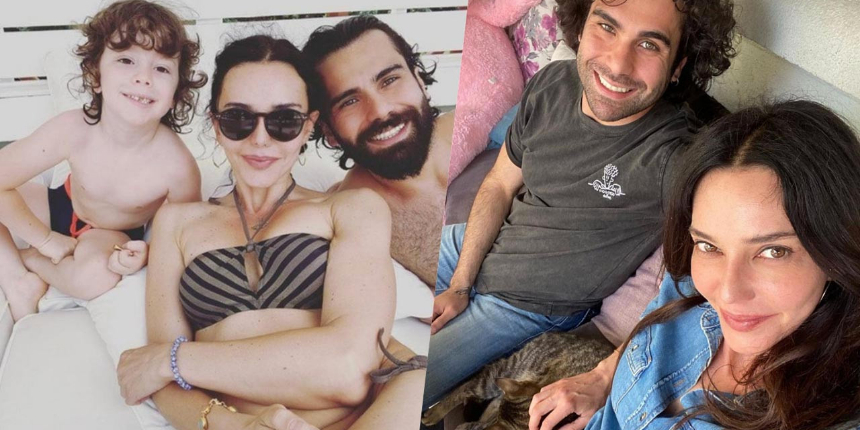 'Cici baba iş başında!' Camdaki Kız'ın Cana'sı Hande Ataizi'nin oğlu ile sevgilisinin eğlenceli anları...