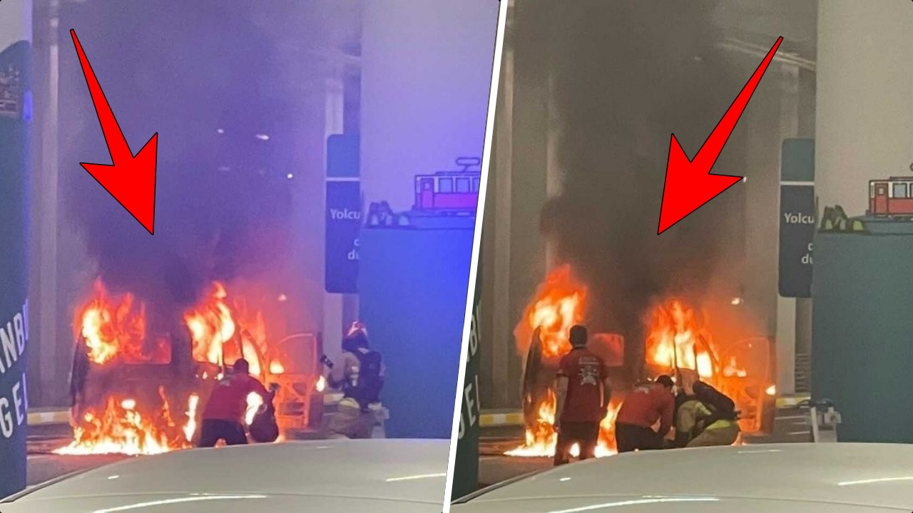 İstanbul Havalimanı'nda korkunç patlama! VIP araç alev topuna döndü...