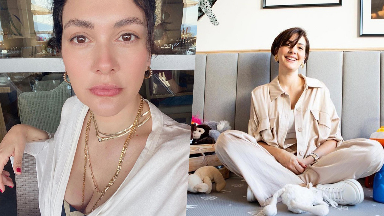 Kız bebek bekleyen Bergüzar Korel'den bikinili hamilelik pozu! Leyla bebek göründü