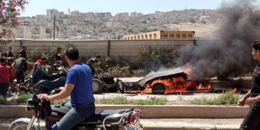 Türkiye sınırına yakın mesafede bombalı terör saldırısı: 3 kişi öldü!