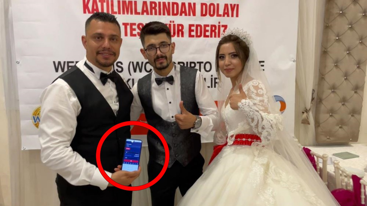 Sonunda bu da oldu! Düğünde gelin ve damada kripto para takıldı!