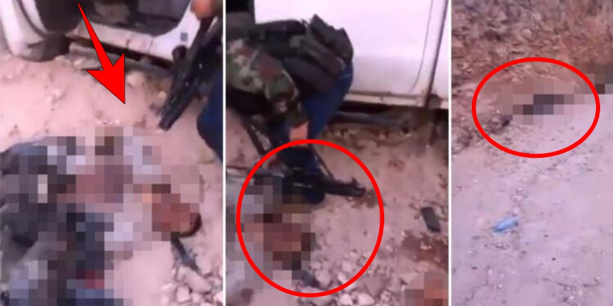 Meksika'da kan donduran görüntüler: Sokaklar ceset tarlasına döndü!